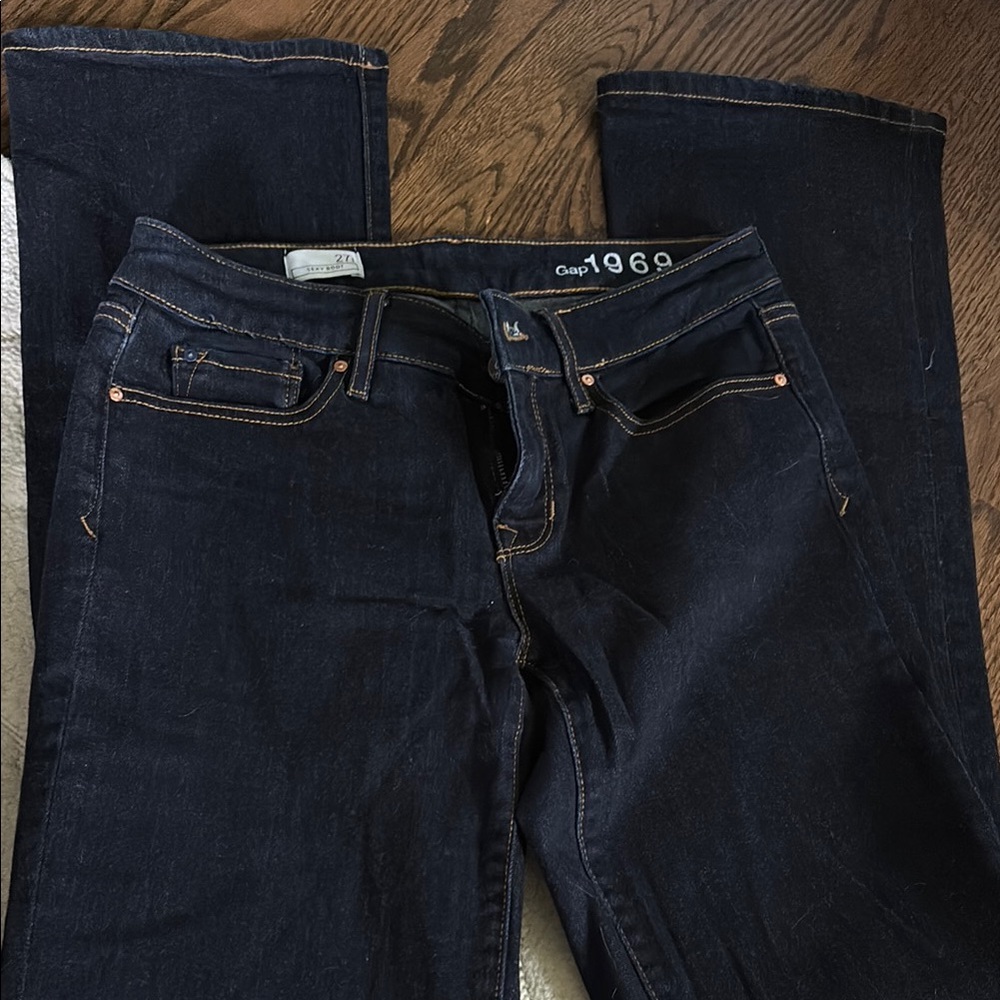 GAP Blue Straight Leg Jeans Classic Style